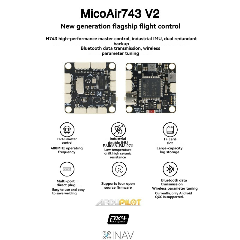 MicoAir743 V2 Uçuş Kontrol Cih - Drone Gimbal Controller incelemesi ve fiyatı